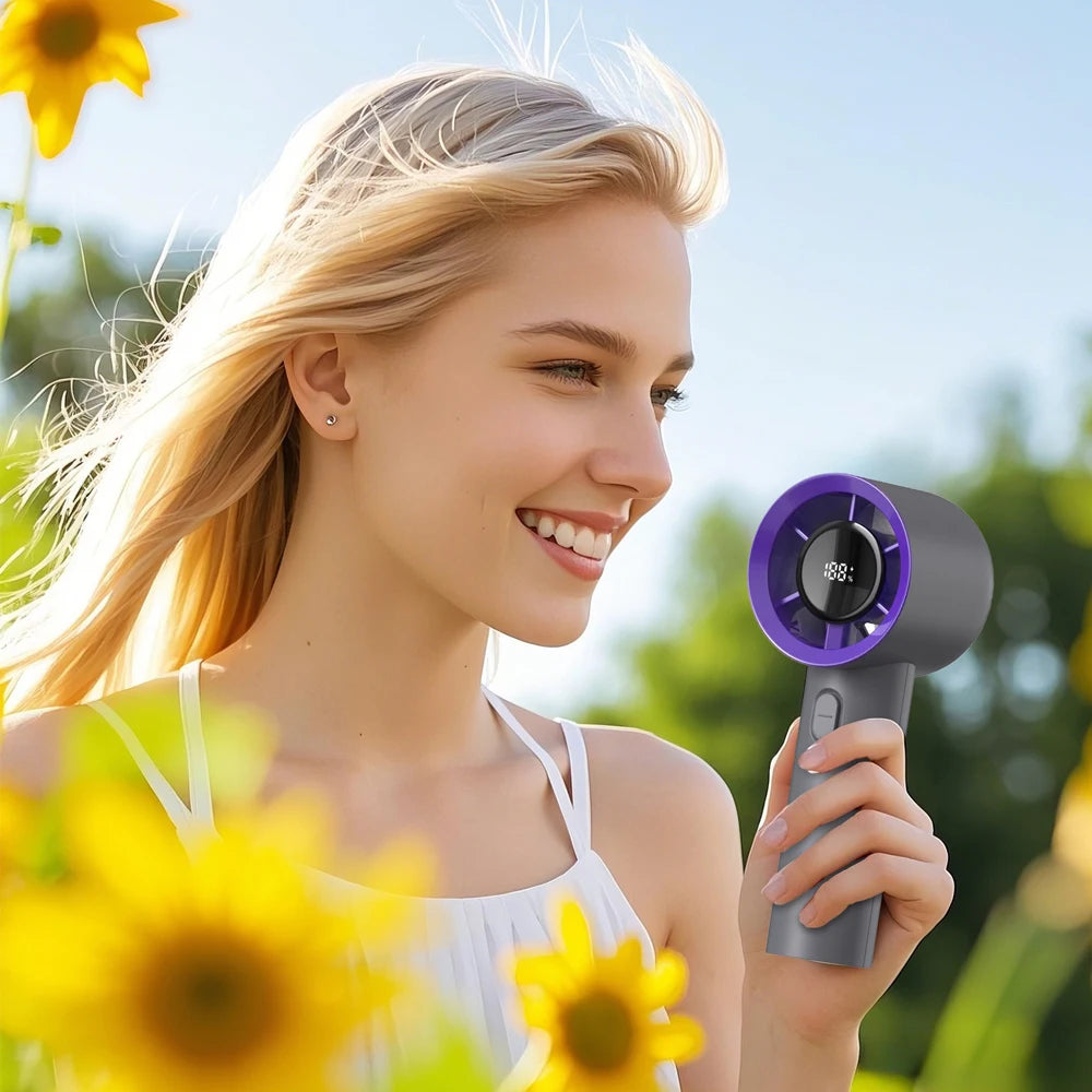 Portable Handheld Mini Fan USB Rechargeable