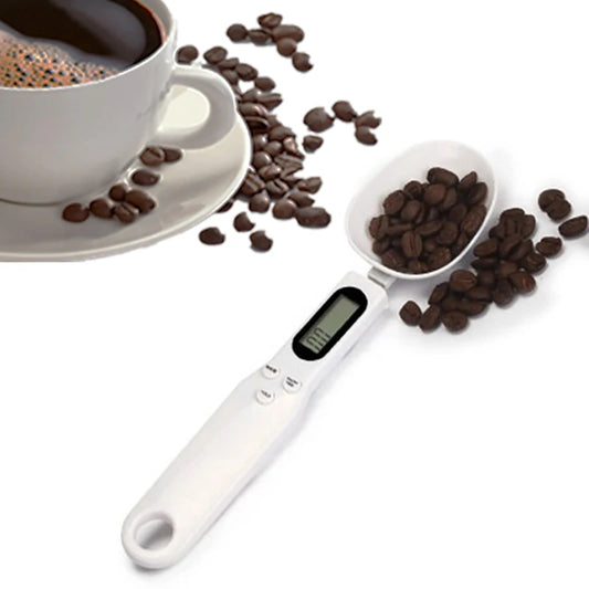 Portable LCD Digital Kitchen Scale Measuring Spoon