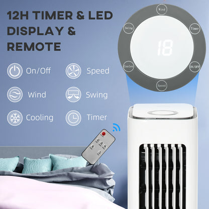 HOMCOM Evaporative Air Cooler