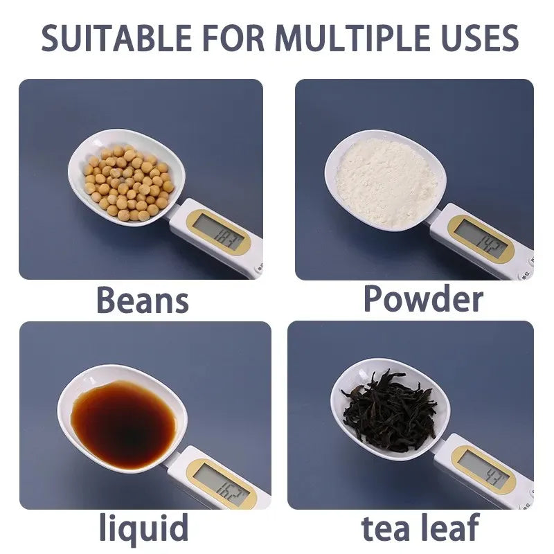 Portable LCD Digital Kitchen Scale Measuring Spoon