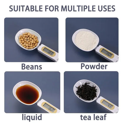 Portable LCD Digital Kitchen Scale Measuring Spoon